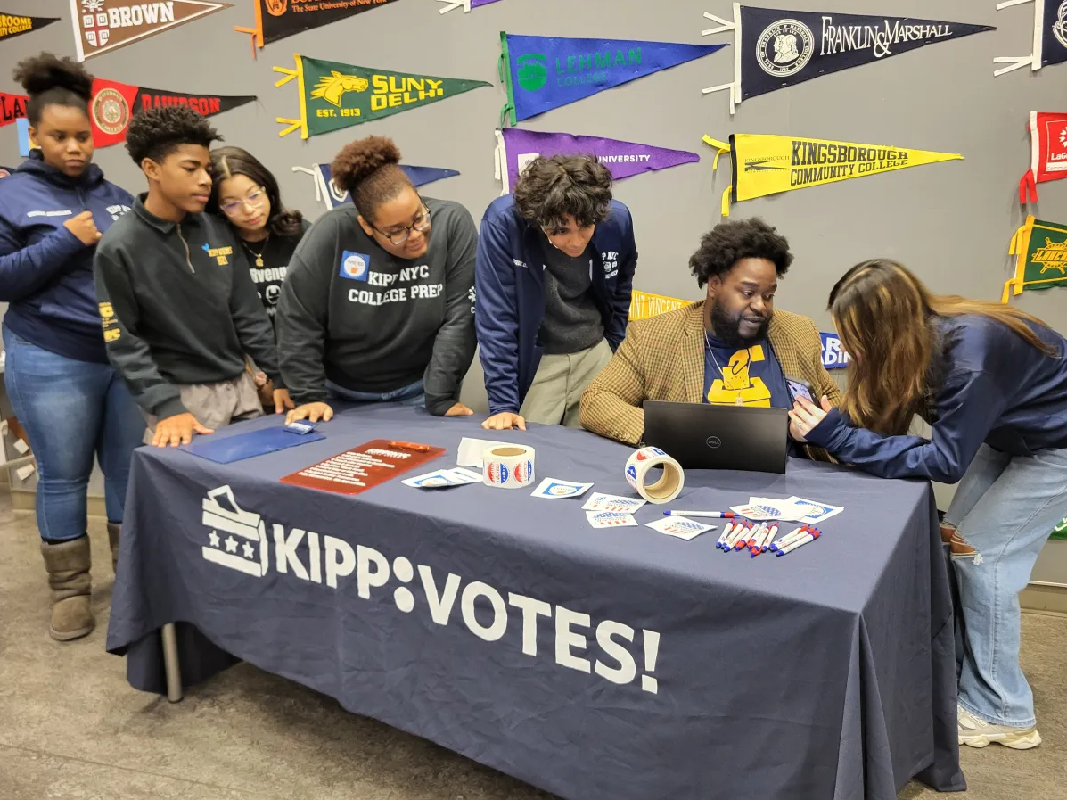 KIPP school registers 60 students and 220 adults to vote for the first ...